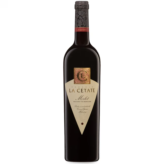 Vin Rosu Merlot La Cetate 0.75l